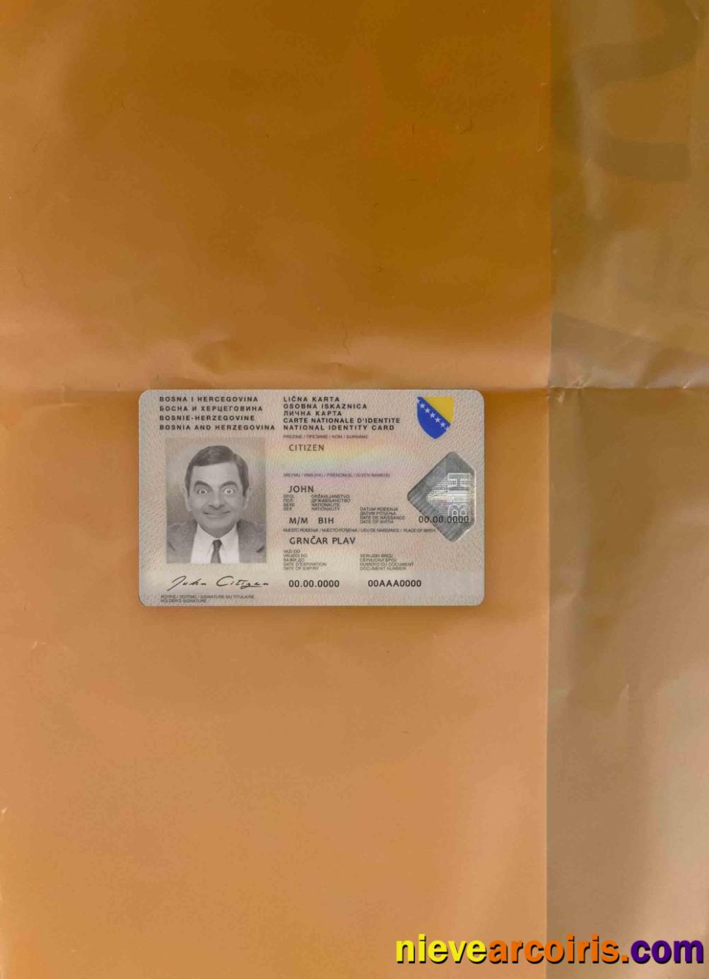 Bosnia and Herzegovina Id photolook